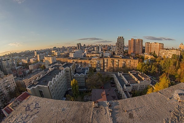 Kiev Rooftop Ukraine Urbex Urban Exploration Rooftop Skyline Kiev City