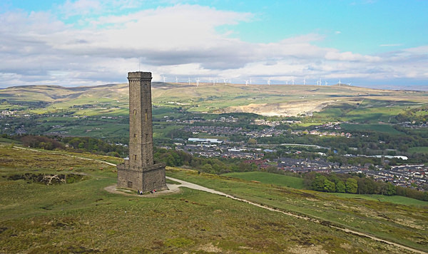 Peel Tower Sir Robert Peel Ramsbottom  Holcombe Tower  Harcles Hill