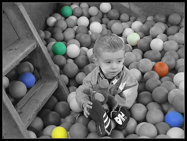 ball pit - Photoshop Work
