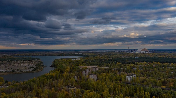Pripyat aerial - Chernobyl, Pripyat & Duga Radar