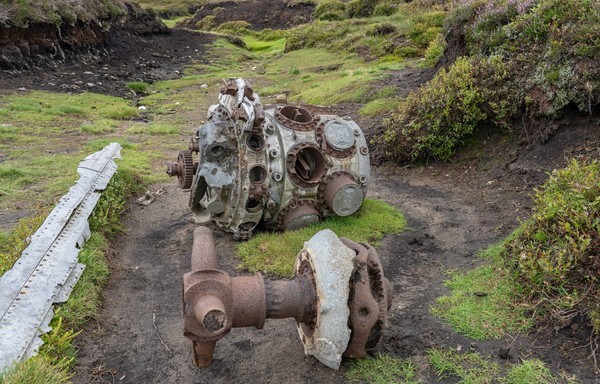 Mottram Moor plane wreck - Landscapes