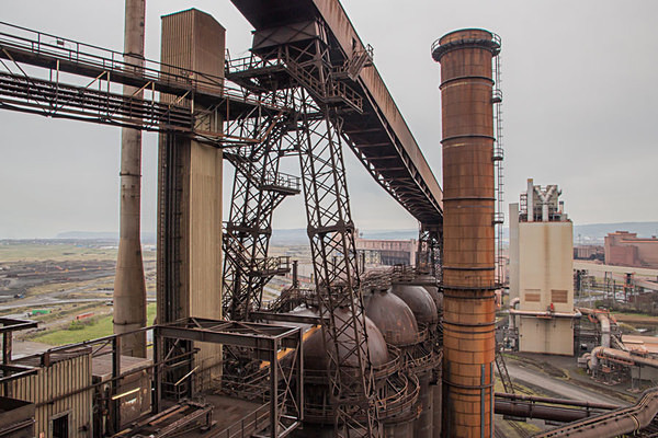 Redcar Steel Works blast furnace Teeside ssi tata steel corus The Redcar steel plant in Teesside Teesside Steelworks urbex urban exploration