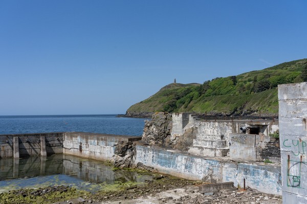  - Traie Meanagh open air swimming baths in Port Erin Isle of Man