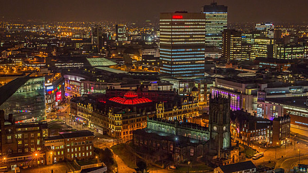 manchester at night urbex urban exploration betham tower manchester skyline Salford One Greengate