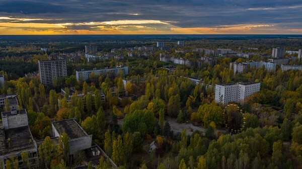 Pripyat Aerial - Chernobyl, Pripyat & Duga Radar