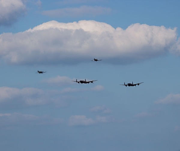 Southport Air Show 2014 lancaster bomber euro typhoon  red arrows spitfire