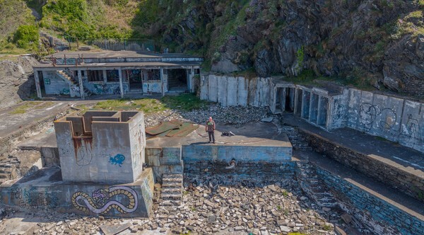  - Traie Meanagh open air swimming baths in Port Erin Isle of Man