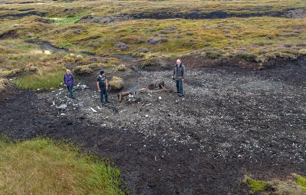 Twistle Head plane wreck - Landscapes