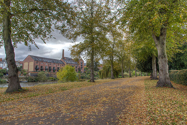 Approaching the Quarry - A Walk Around Shrewsbury