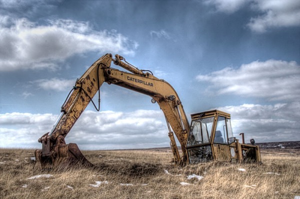 caterpillar digger excavator