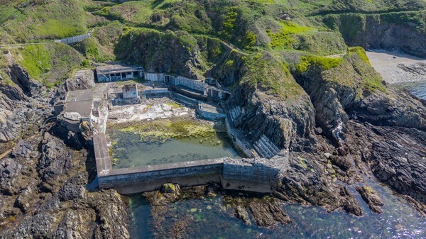  - Traie Meanagh open air swimming baths in Port Erin Isle of Man