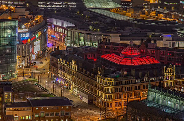 manchester at night urbex urban exploration betham tower manchester skyline Salford One Greengate