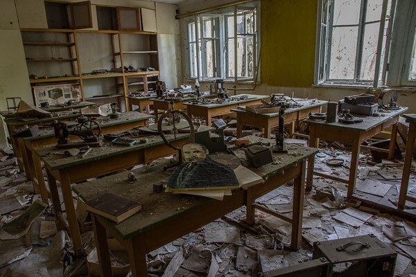 Class Room In Village - Chernobyl, Pripyat & Duga Radar