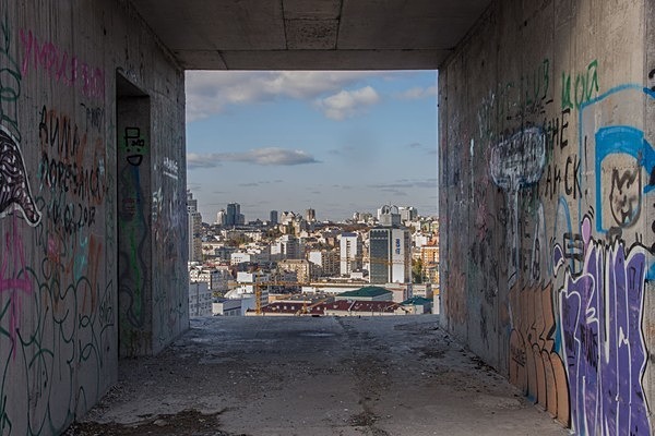 Kiev Rooftop Ukraine Urbex Urban Exploration Rooftop Skyline Kiev City