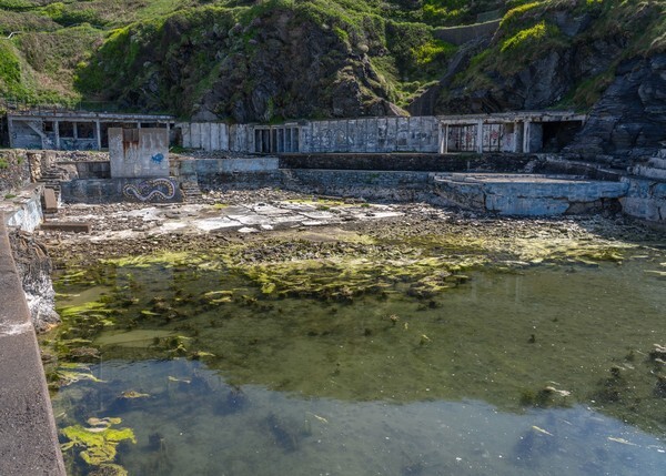  - Traie Meanagh open air swimming baths in Port Erin Isle of Man