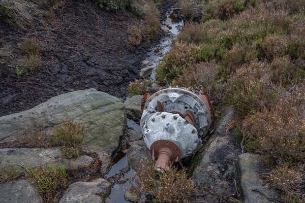Meteor Wreckage in Meadow Clough - miscellaneous