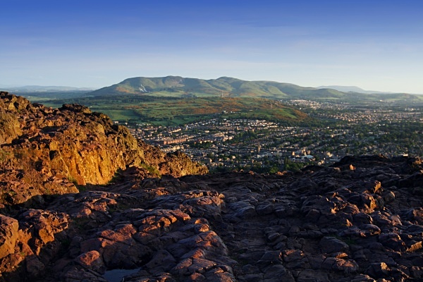 The Pentlands from Arthur's Seat - Edinburgh (Auld Reekie)