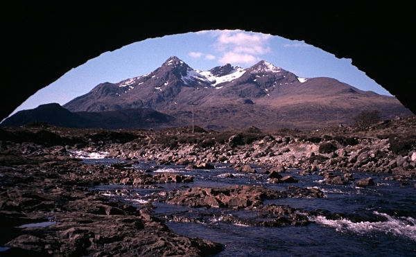The Cuillins from the old bridge at Sligachan - Isle of Skye