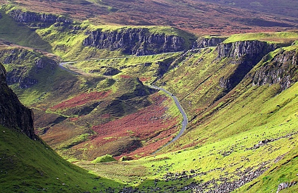 The Road Up to The Quiraing - Isle of Skye