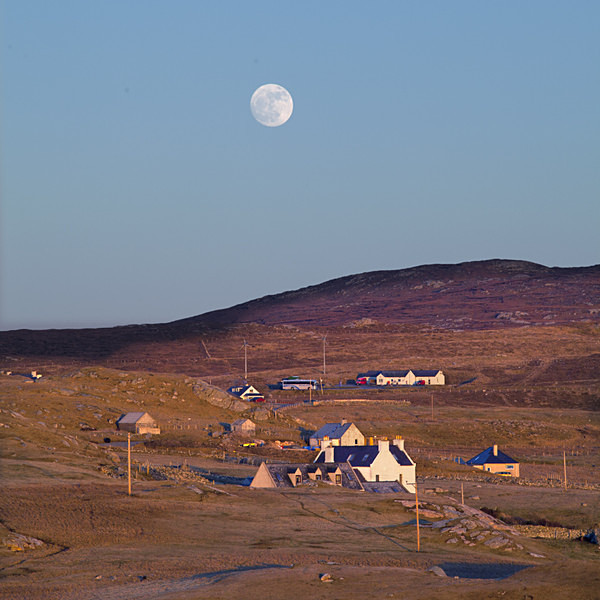Full Moon Over Timsgearraidh - Isle of Lewis and Harris