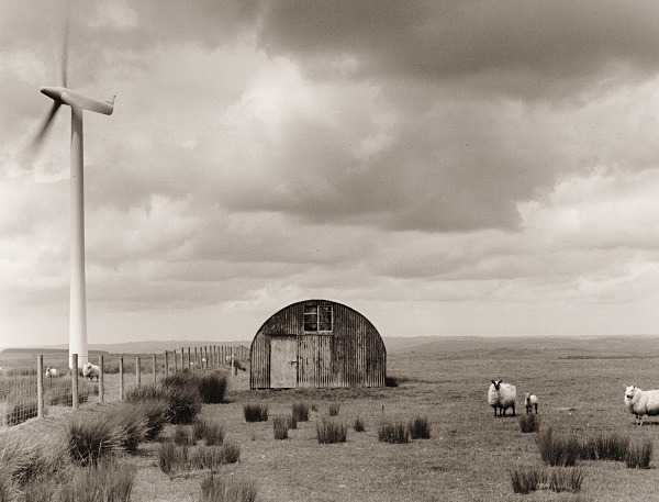 BARN AND WINDFARM, Alltwalis, Carmarthenshire 2014 - CARMARTHENSHIRE