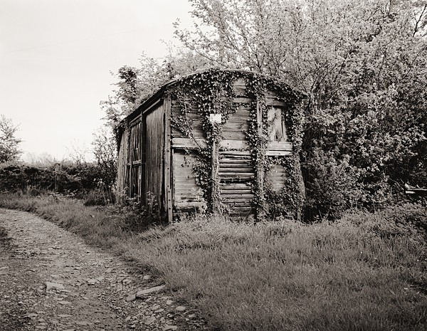 RAILWAY CARRIAGE, Ty Coed, Blaencaron, Tregaron, Ceredigion 2014 - OTHER TYPES RUINS IN CEREDIGION