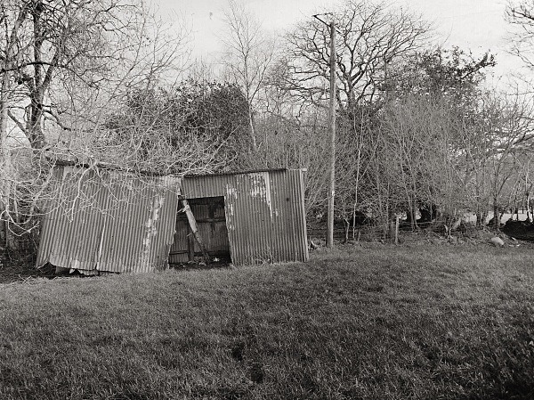 CORRUGATED SHED at TANYBWLCH, Llwynpiod, Llangeitho, Ceredigion 2016 - CEREDIGION FARMS & COTTAGES