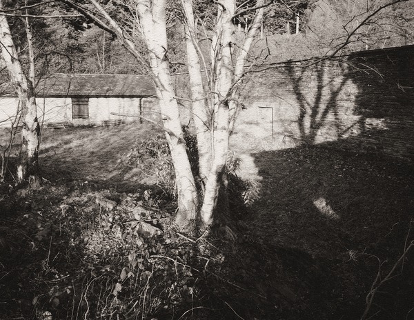 HAFOD MANSION RUINS, Pontrhydygroes, Ceredigion 1997 - CEREDIGION MANSION ESTATES
