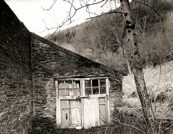 HAFOD (door rear of greenhouse), Pontrhydygroes, Ceredigion 2001 - CEREDIGION MANSION ESTATES
