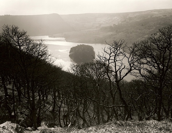 FROZEN PENYGARREG RESERVIOR, Elan Valley, Radnorshire 1994 - THE WELSH LANDSCAPE - MOSTLY IN CEREDIGION