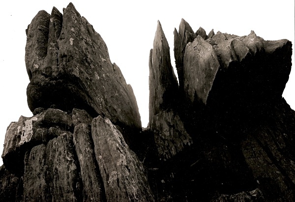 ROCKS AT TEIFI POOLS, Ffair Rhos, Ceredigion 2003 - THE WELSH LANDSCAPE - MOSTLY IN CEREDIGION