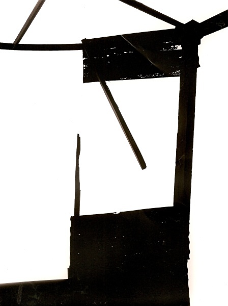 CORRUGATED IRON MINE BUILDING, Cwm Rheidol, Ceredigion 1995 - ABSTRACTIONS