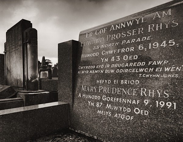 Rhys Edward Prosser, Aberystwyth 2013 - POET'S GRAVES - BEDDAU'R BEIRDD
