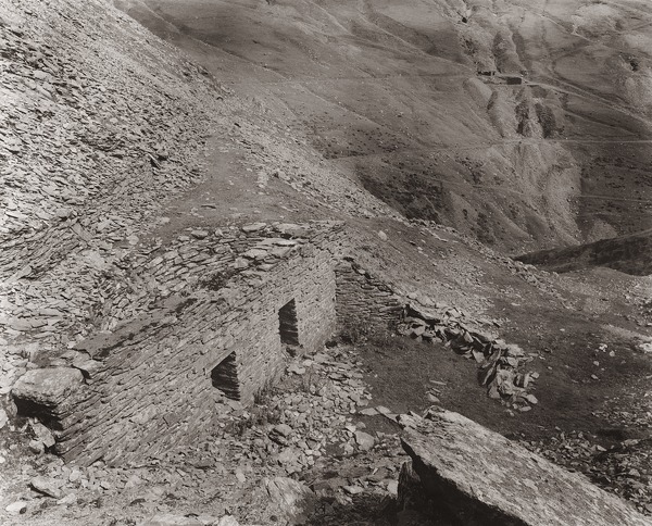 SEMI-CIRCULAR RUIN, COPA HILL, Cwmystwyth Lead Mines, Ceredigion 1993 - OTHER TYPES RUINS IN CEREDIGION