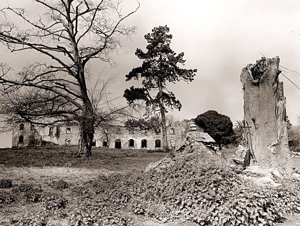PIERCEFIELD HOUSE ( view of side pavilion), St Arvan's, Gwent