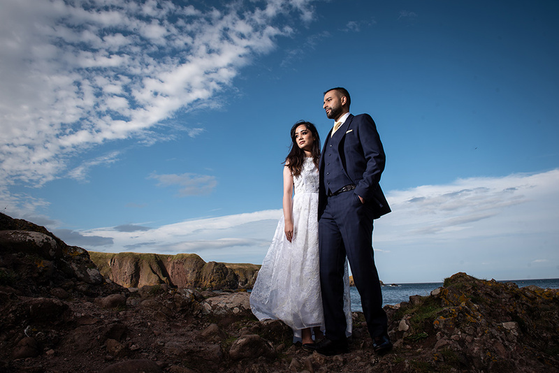 Dunnottar Castle wedding photographer - The Photographs