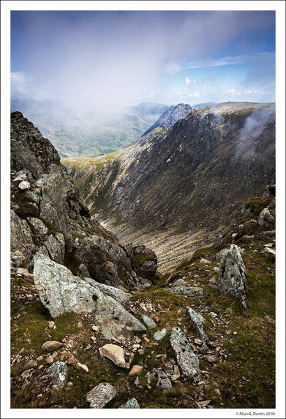 Tryfan o'r Glyder Fach - Eryri / Snowdonia