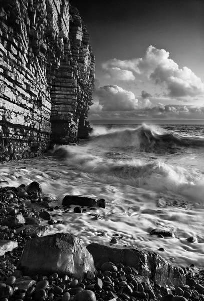 Nash Point  - Du a Gwyn / Black and White Images