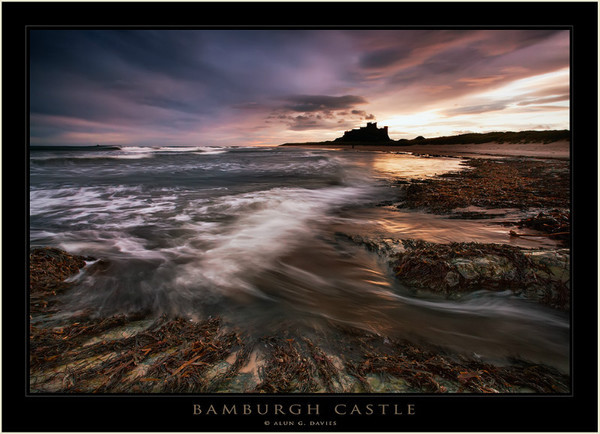 Bamburgh Castle Dawn - Northumberland