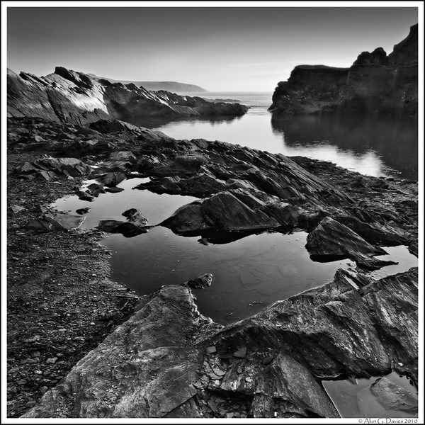 Chwarel Abereiddi Quarry - Du a Gwyn / Black and White Images