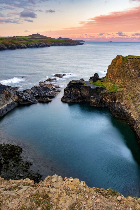 Blue Lagoon, Abereiddy. Pembrokeshire. - West Wales