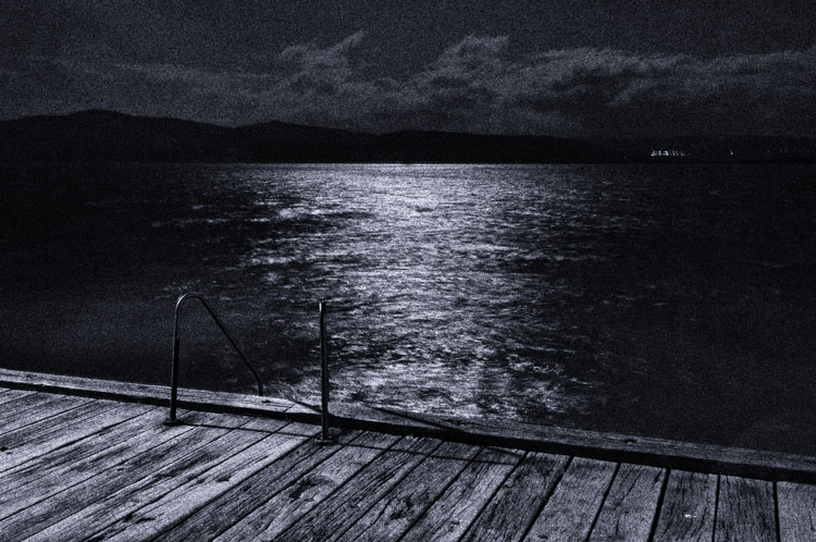 Aberdovey Hand rail - Black and White