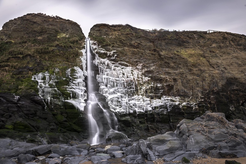 Tresaith Waterfall Ceredigion - West Wales