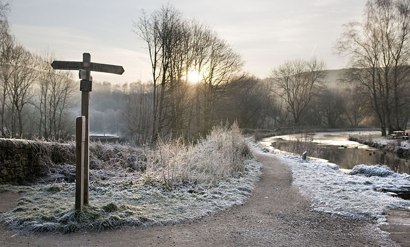 Cromford Canal Frost - Landscapes