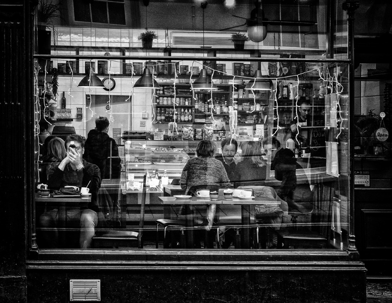 Reading The Label - Street Photography