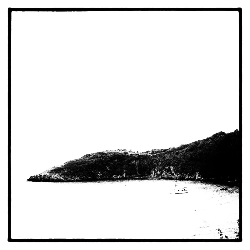 Coast 1 - Square in Black and White