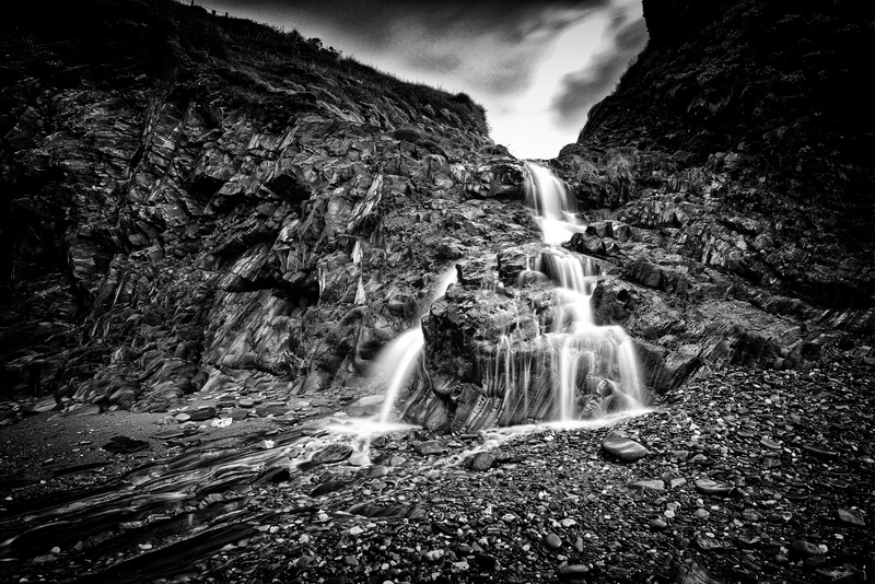 Pen Pistyll Newport Pembrokeshire - Black and White