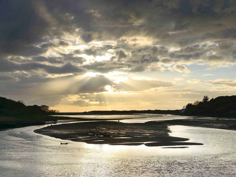 Newport Estuary Sunset Pembrokeshire - West Wales