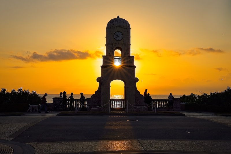 Palm Beach Clock Tower 3 - Sunrises