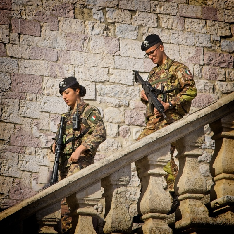 Soldiers in Assisi - Italy 2024